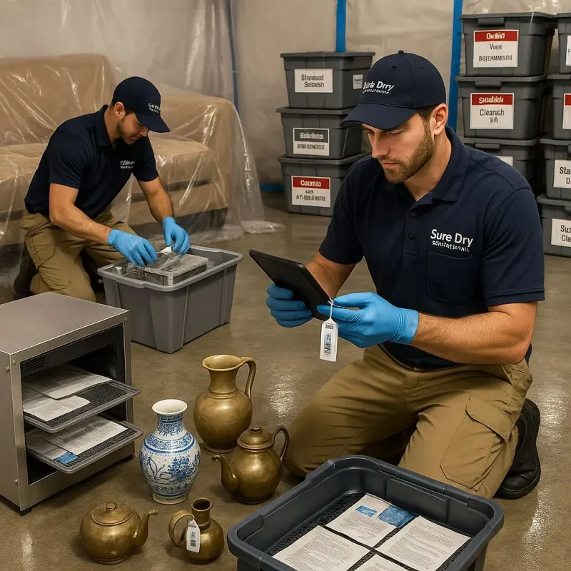 Content Protection and Restoration process in Warden, WA