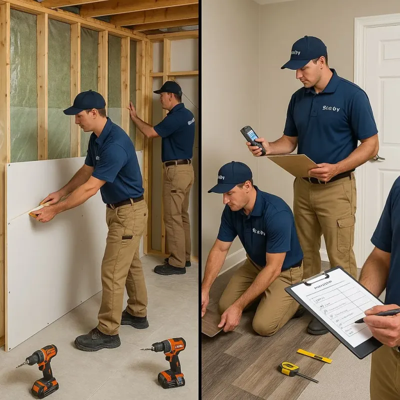 Repairs and Reconstruction process in Warden, WA